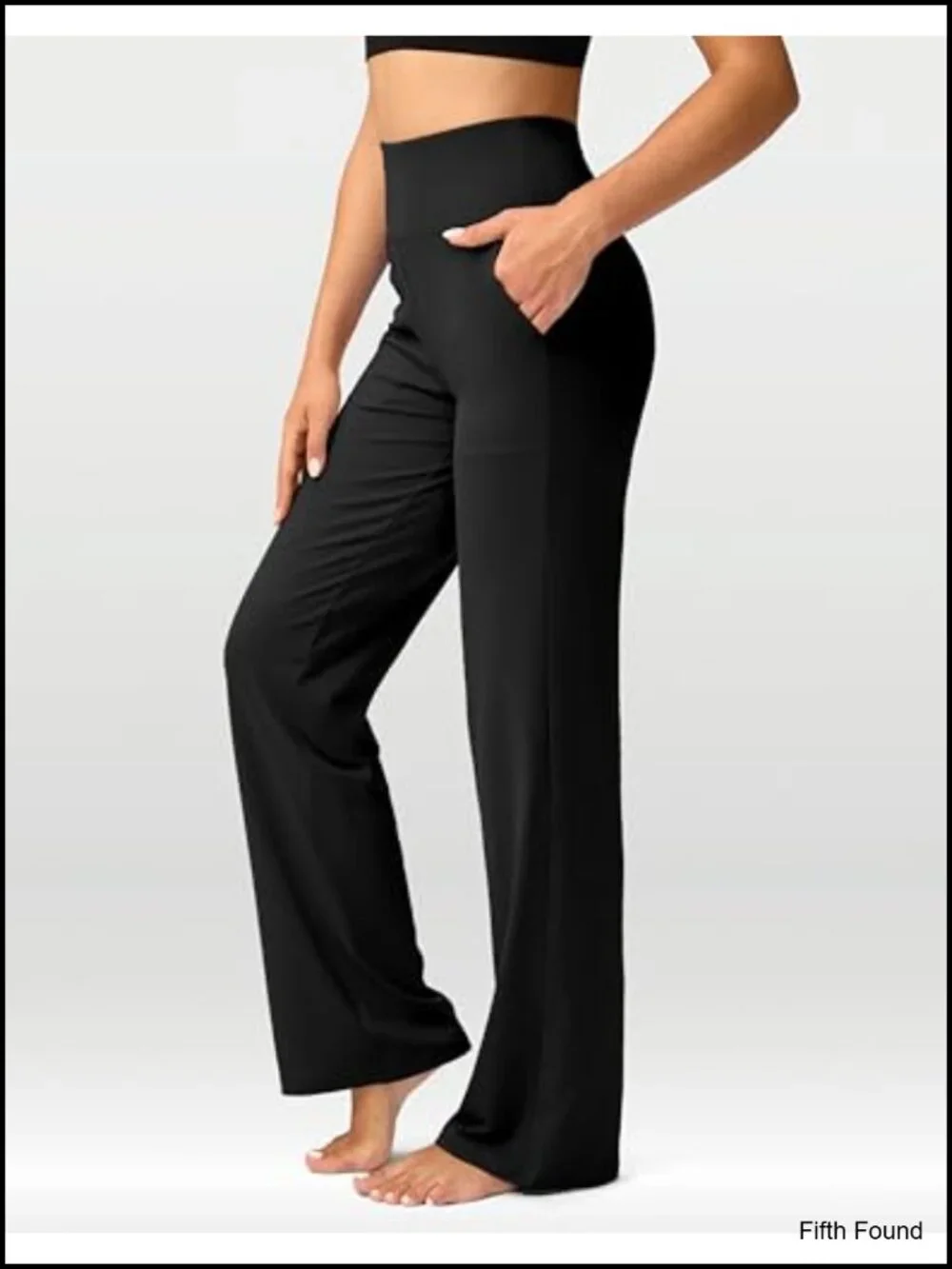 Wide Leg Yoga Pants with Pockets High Waist Stretch Lounge Sweatpants
